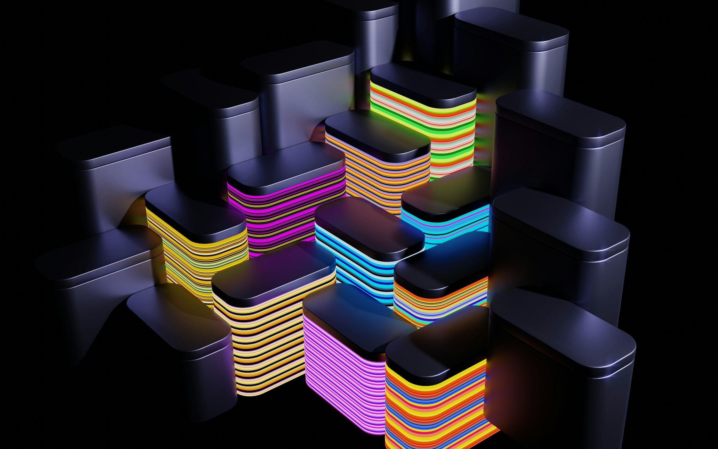 a-computer-generated-image-of-a-multicolored-building